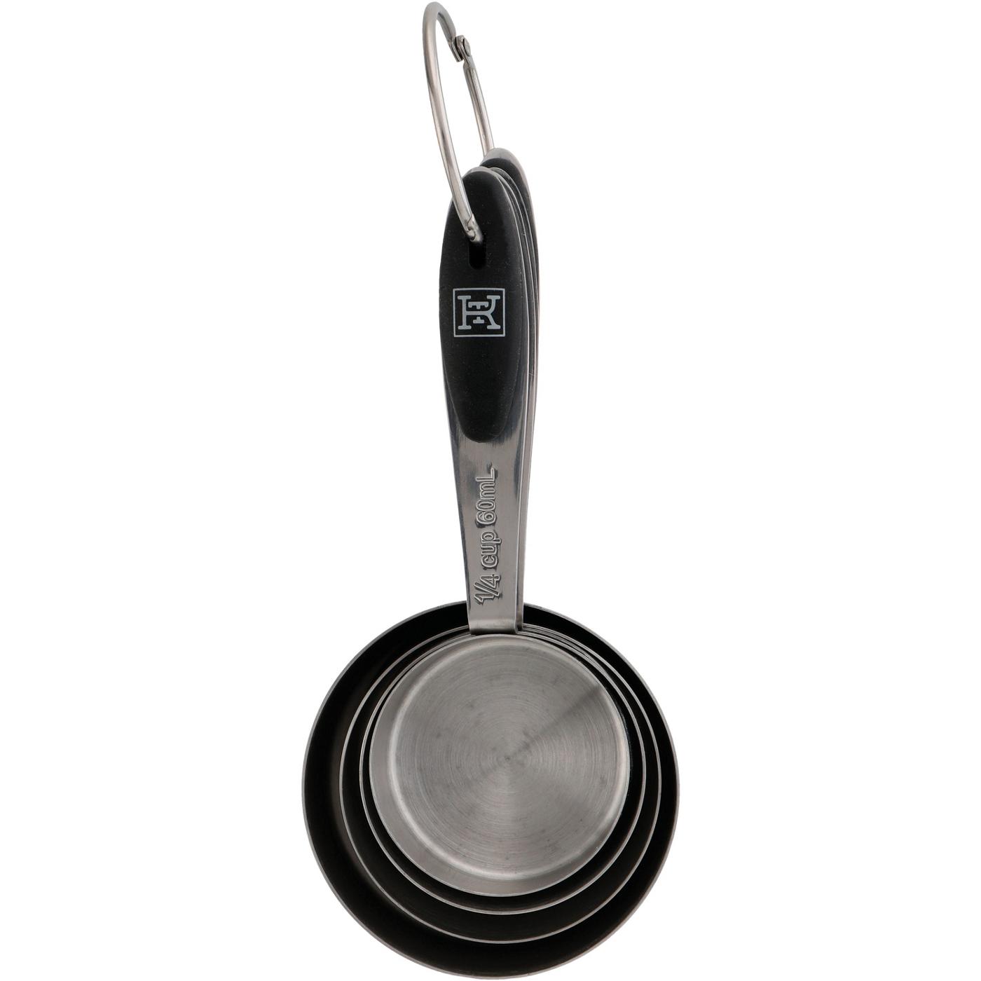 Kitchen & Table by H-E-B Stainless Steel Measuring Cups; image 1 of 2