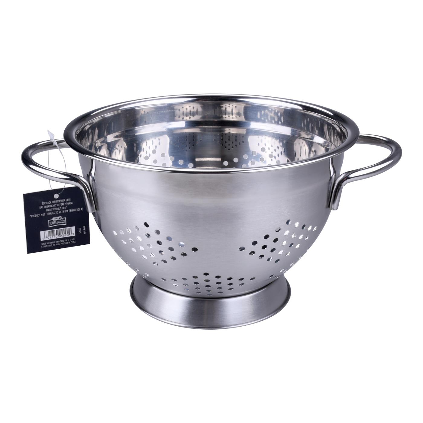 Kitchen & Table by H-E-B Stainless Steel Colander; image 2 of 2