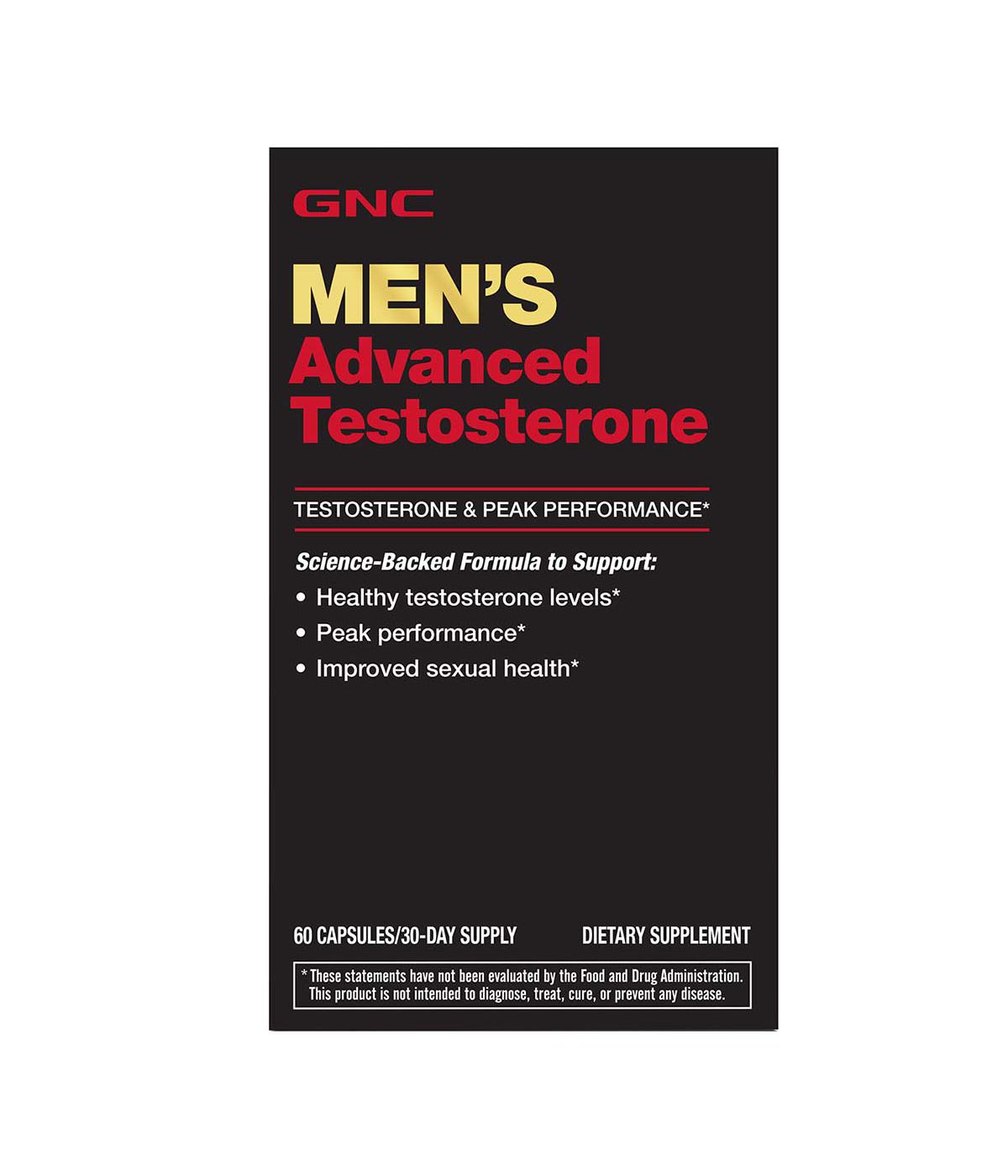 GNC Men's Advanced Testosterone Capsules; image 1 of 4