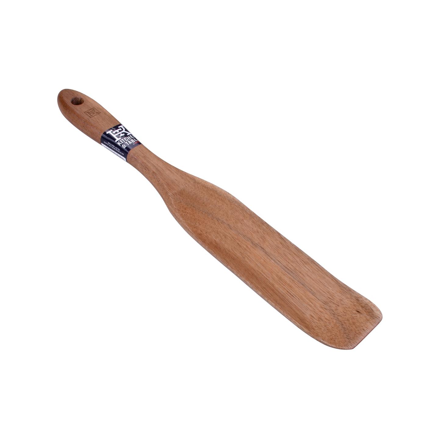 Kitchen & Table by H-E-B Acacia Wood Spurtle Spatula; image 3 of 4