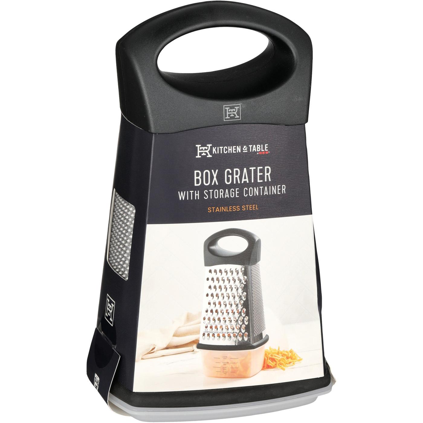 Kitchen & Table by H-E-B Box Grater With Storage Container; image 1 of 6