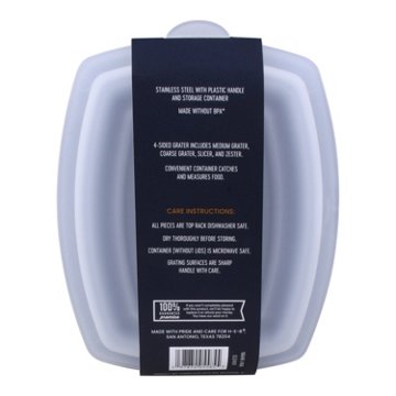 Kitchen & Table by H-E-B Box Grater With Storage Container