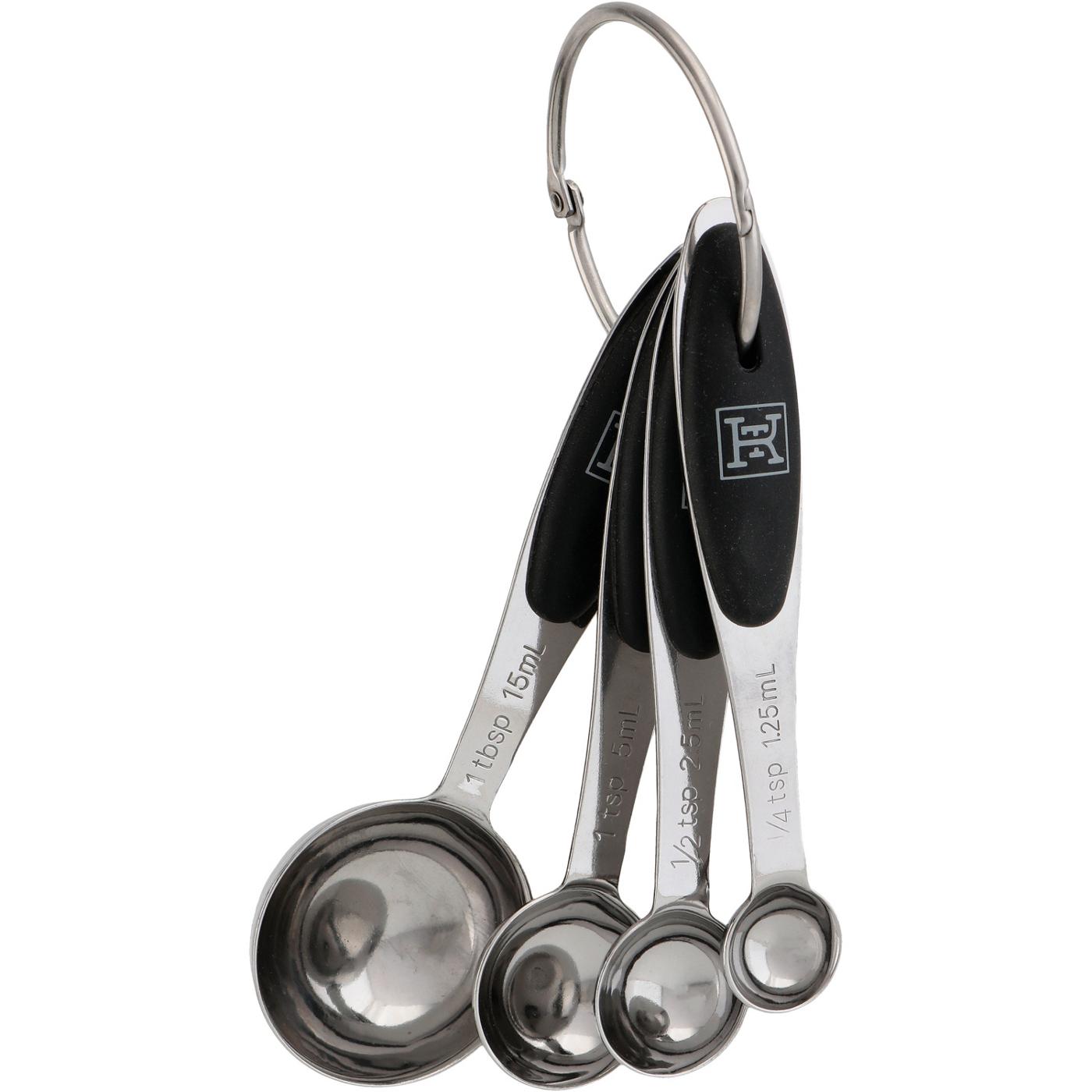 Kitchen & Table by H-E-B Stainless Steel Measuring Spoons; image 1 of 3