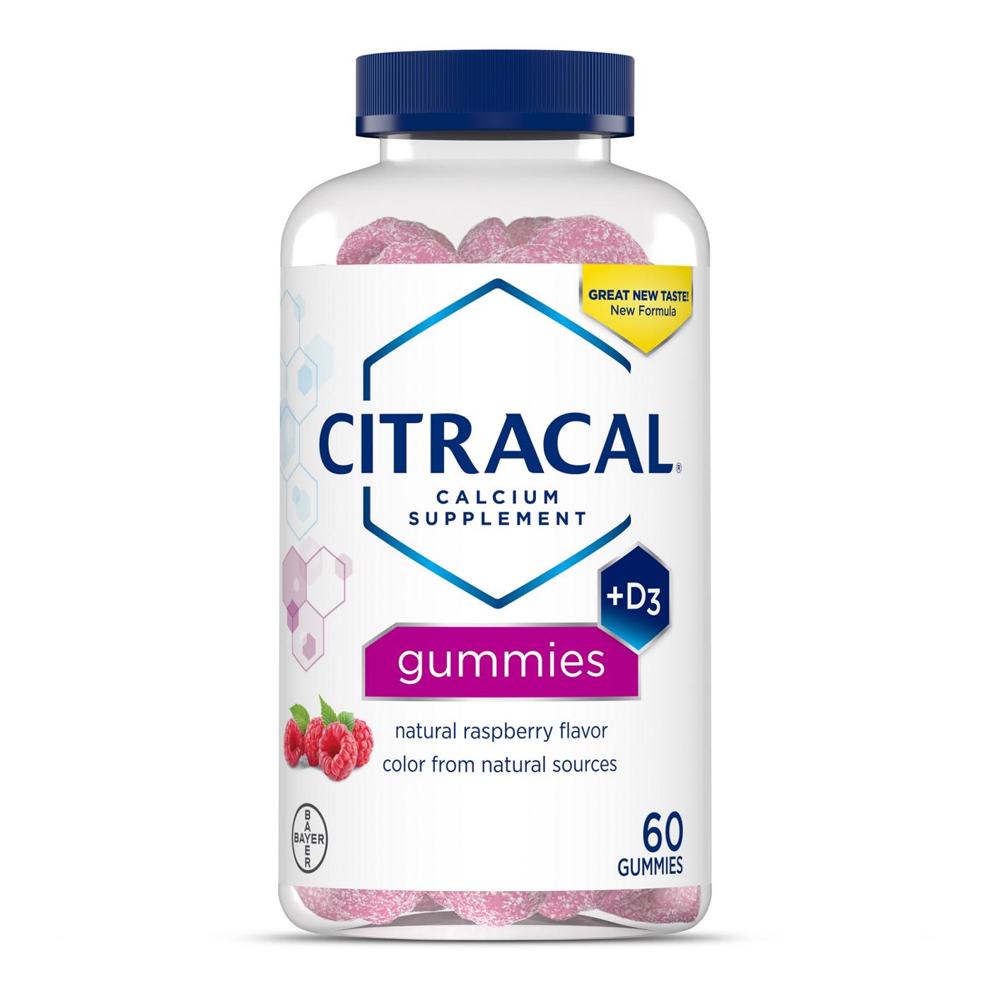 Citracal Calcium Supplement Gummies - Raspberry; image 1 of 6