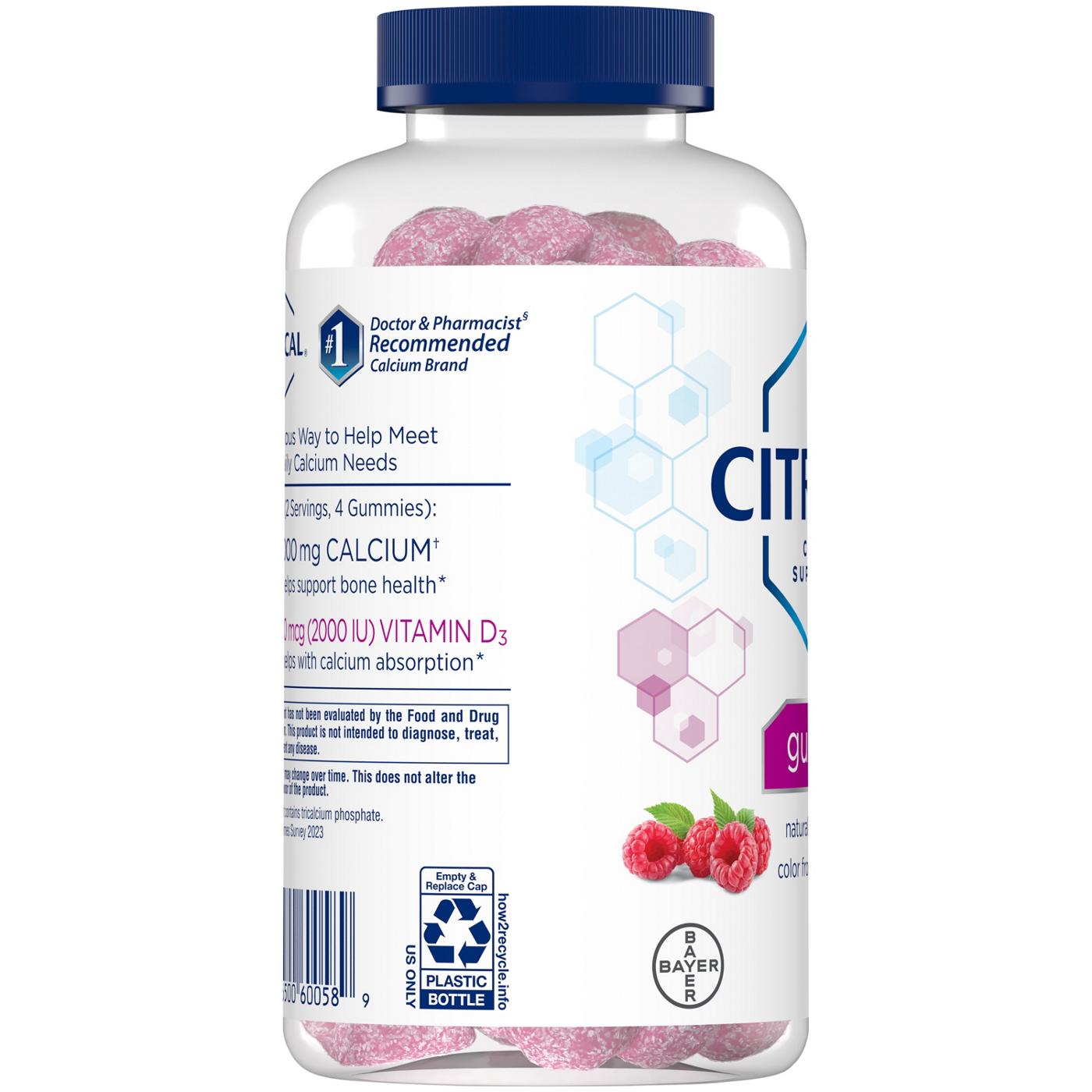 Citracal Calcium Supplement Gummies - Raspberry; image 5 of 6