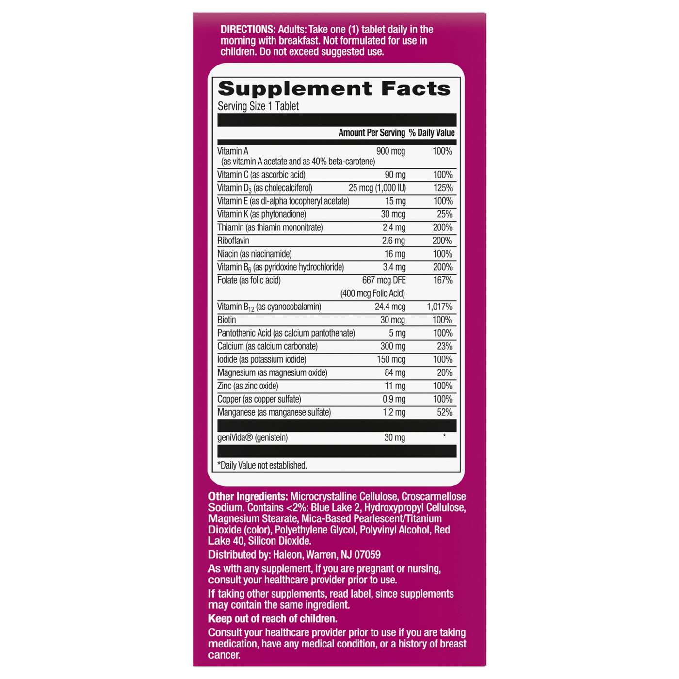 Centrum Menopause Support Complete Multivitamin Tablets; image 3 of 3