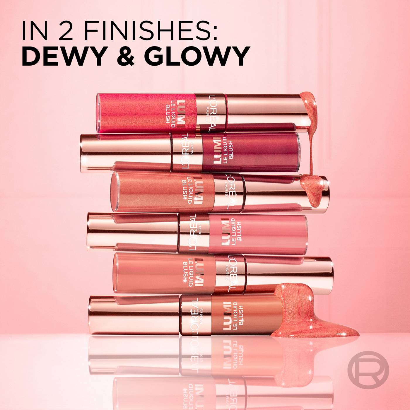 L'Oréal Paris True Match Lumi Liquid Blush - Dewy Bright Pink; image 4 of 8