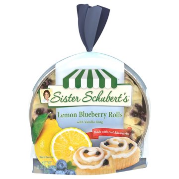 Sister Schubert's Lemon Blueberry Rolls, 18 oz