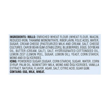 Sister Schubert's Lemon Blueberry Rolls, 18 oz