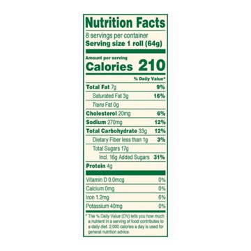 Sister Schubert's Lemon Blueberry Rolls, 18 oz