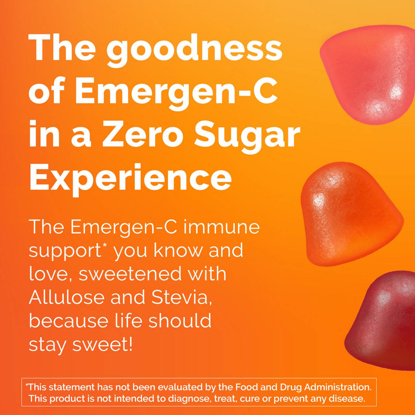 Emergen-C Zero Sugar Immune Support Kidz Gummies - Sourlicious Fruit; image 6 of 6