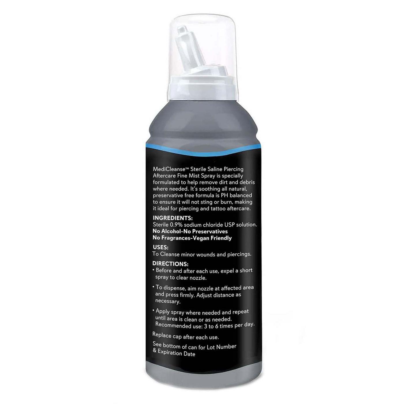 MediCleanse Healing Sterile Saline Piercing Aftercare Shop Antiseptics & Antibiotics at HEB