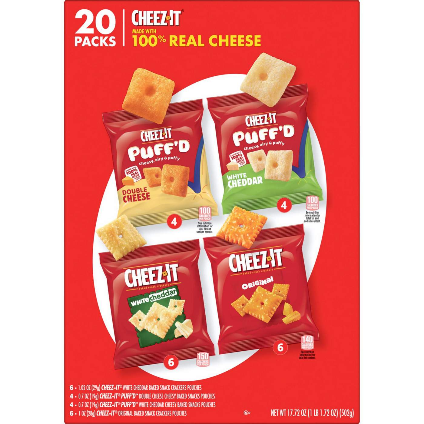 Cheez-It Variety Pack Cheese Crackers; image 2 of 5
