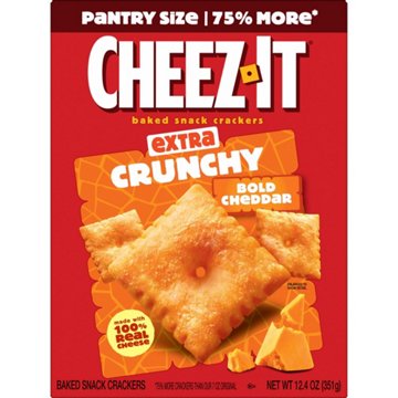 Cheez-It Bold Extra Crunchy Cheddar Cheese Crackers