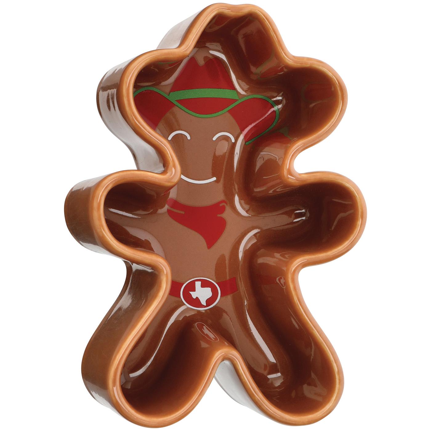 Destination Holiday Cowboy Gingerbread Man Christmas Ramekin; image 1 of 2