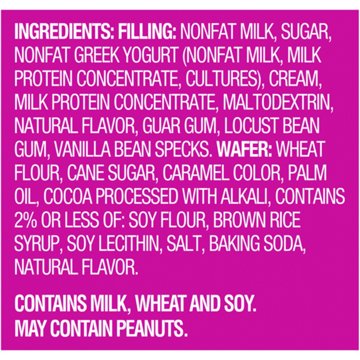 Yasso Vanilla Bean Frozen Greek Yogurt Sandwiches, 3 ct