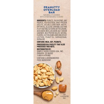 Atkins 8g Protein Bars - Peanutty Overload