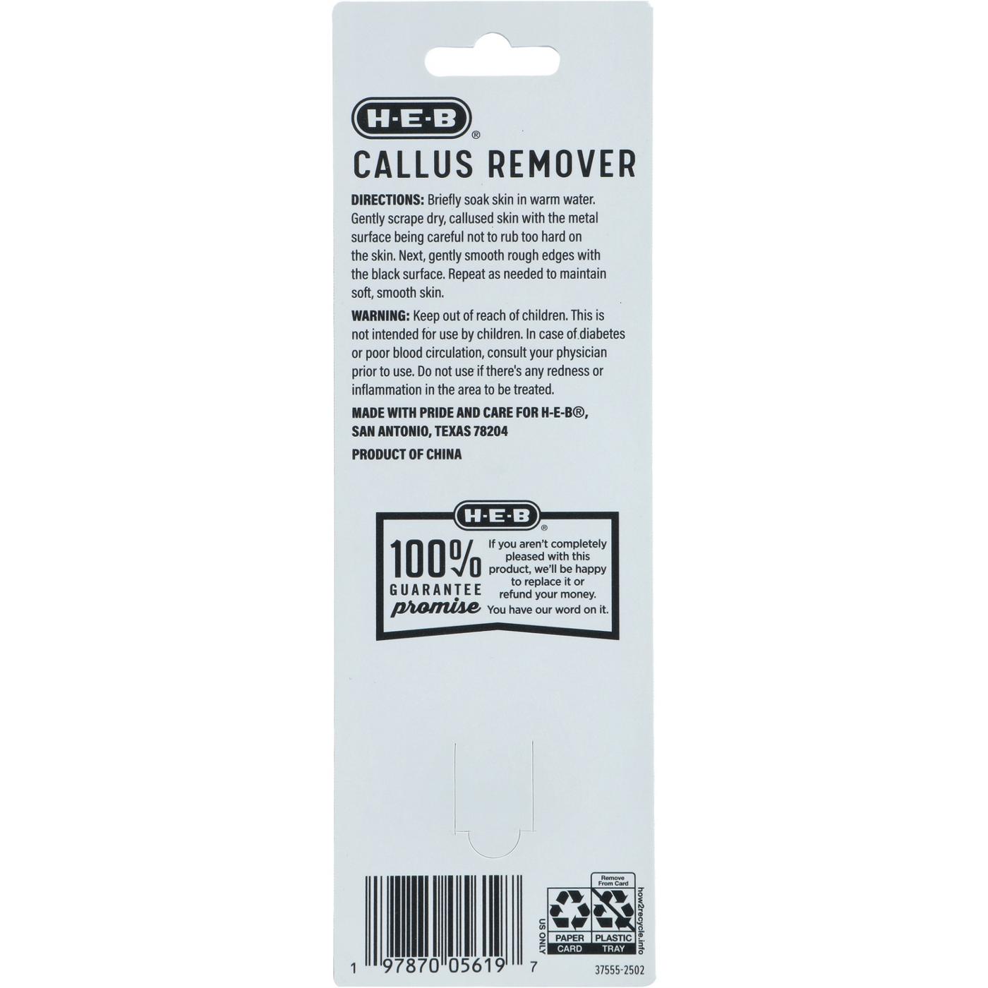 H-E-B Callus Remover; image 2 of 2