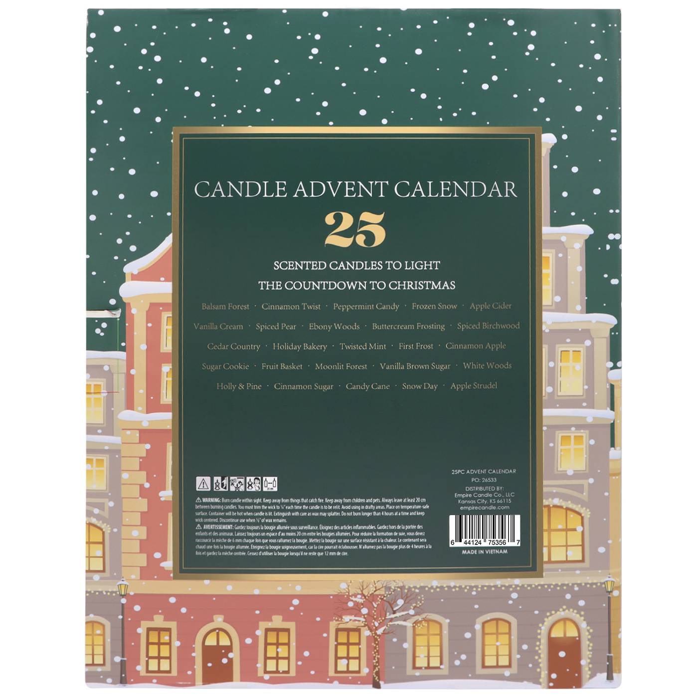 Tuscany Candle 25Day Christmas Advent Calendar Shop Candles at HEB