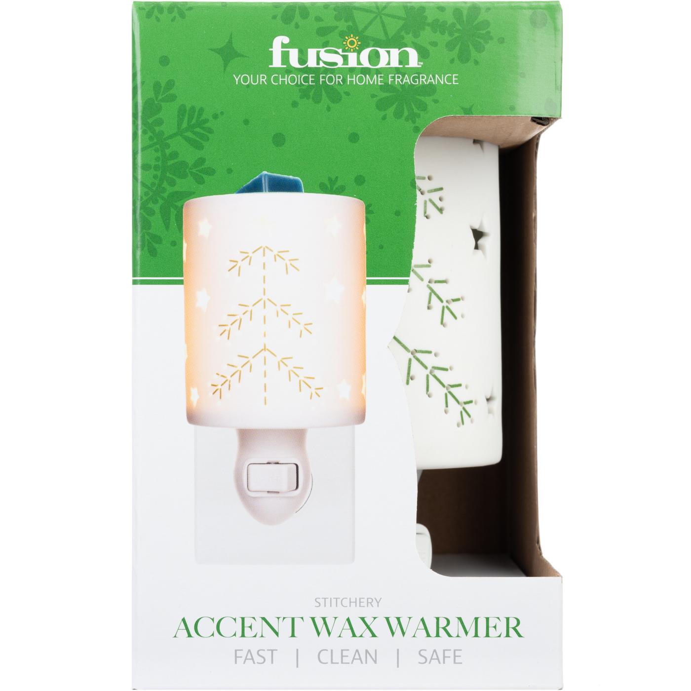 Fusion Christmas Tree White Ceramic Accent Wax Warmer; image 6 of 6