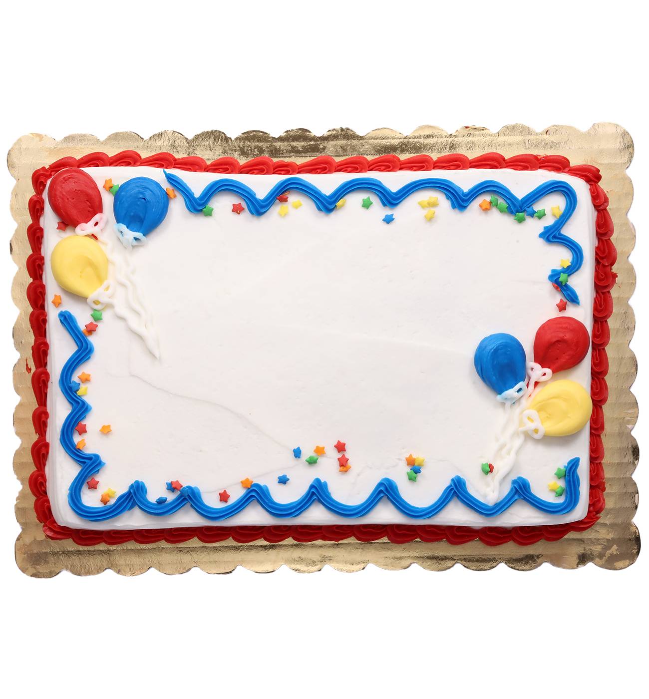 Baker Maid Balloon Celebration Buttercream White Cake; image 2 of 3