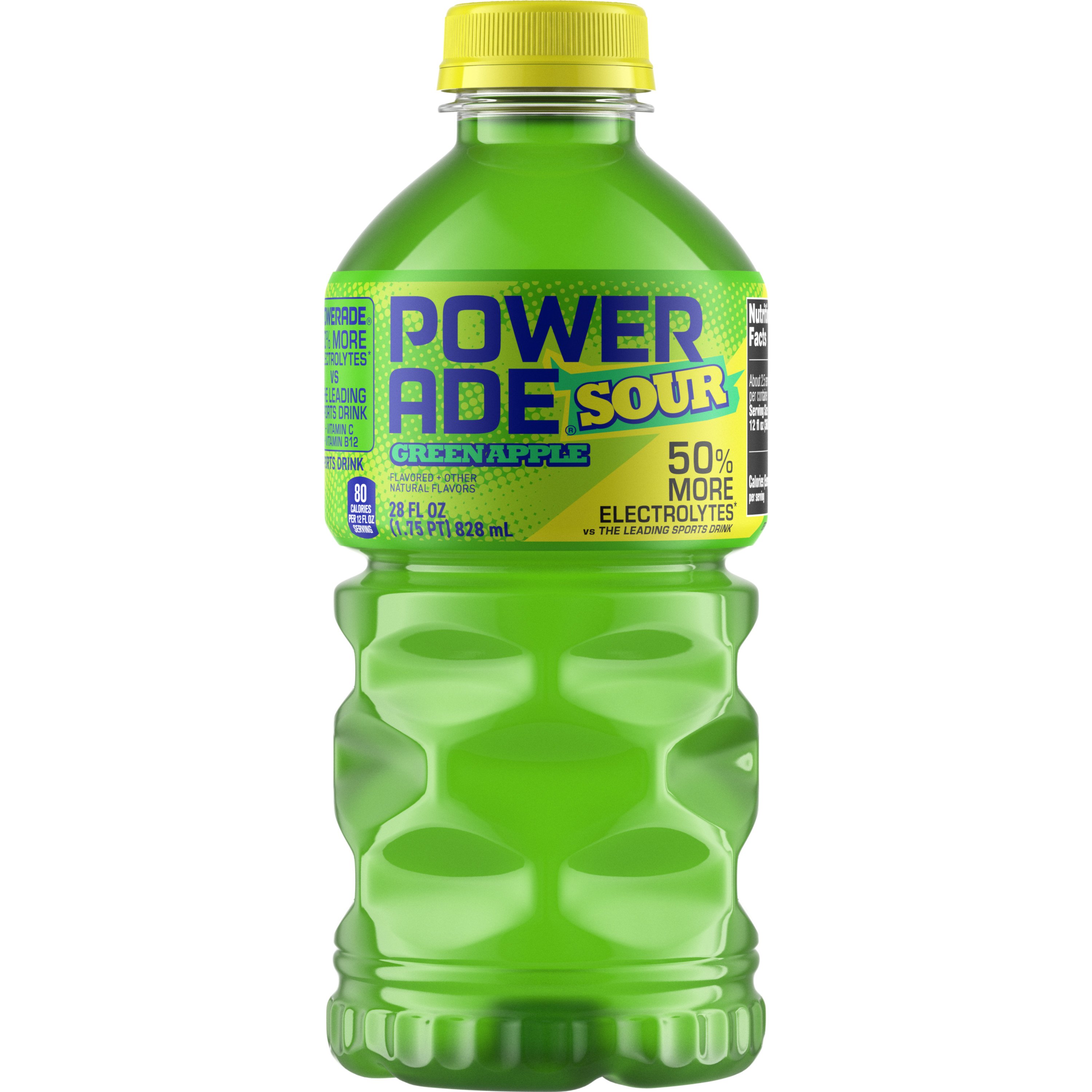 Powerade Sour Green Apple Sports Drink - Shop Sports & energy drinks at ...