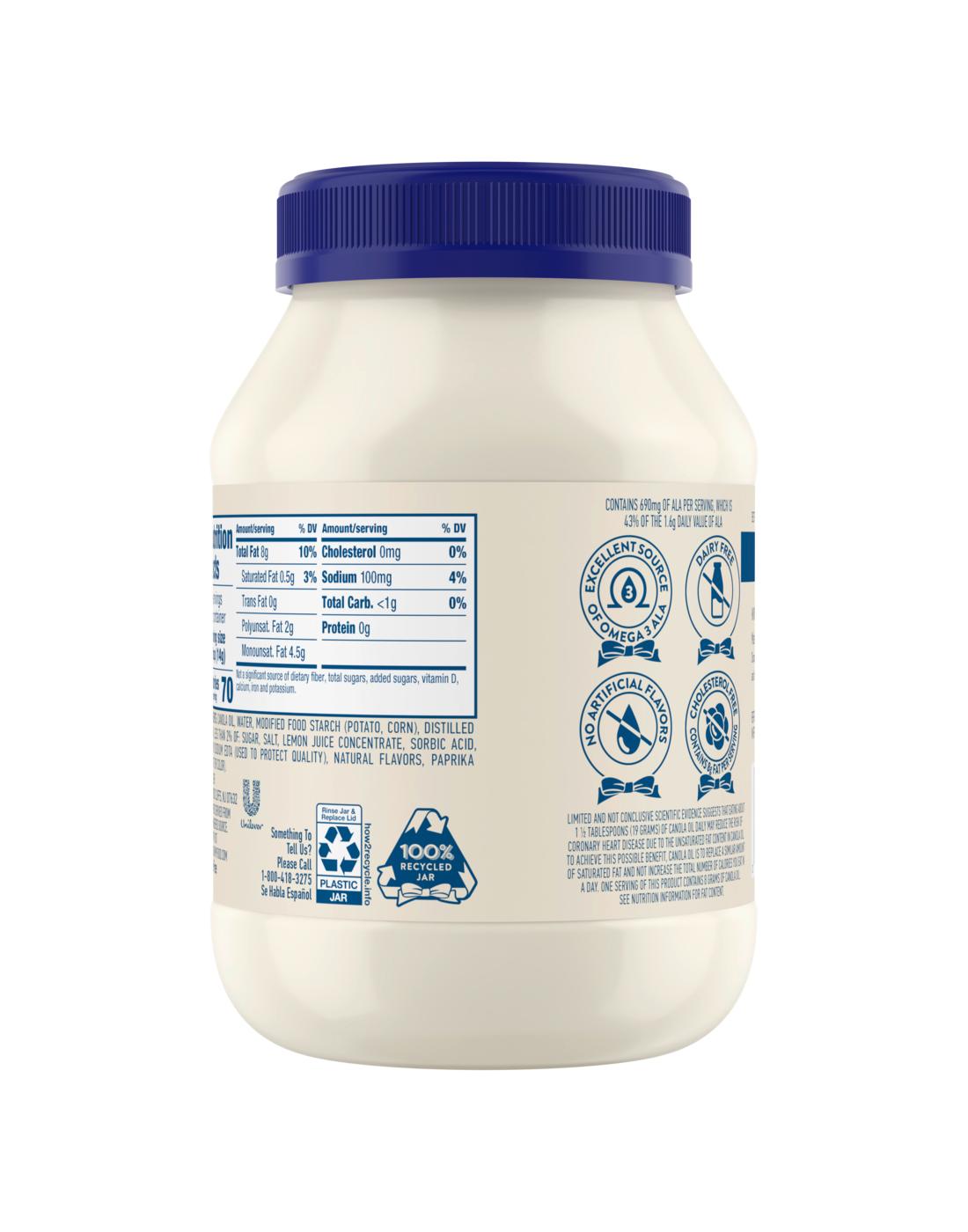 Hellmann's Plant Based Mayo Spread & Dressing; image 6 of 6