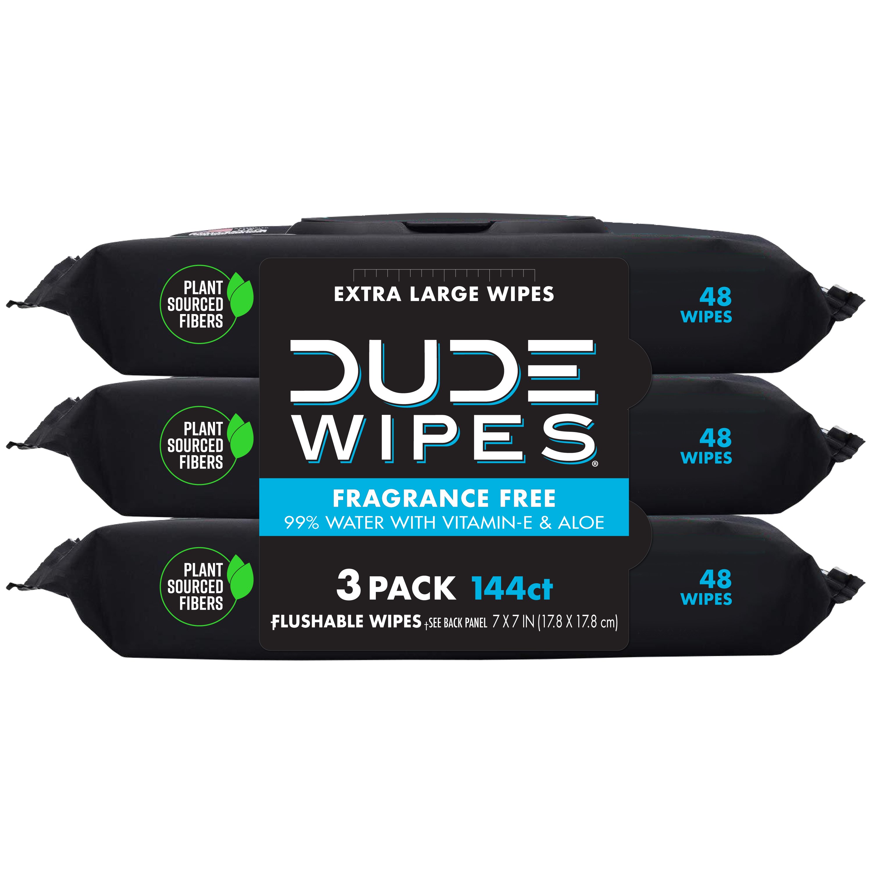 Dude Wipes Fragrance Free XL Flushable Wipes 3 pk Shop Toilet Paper