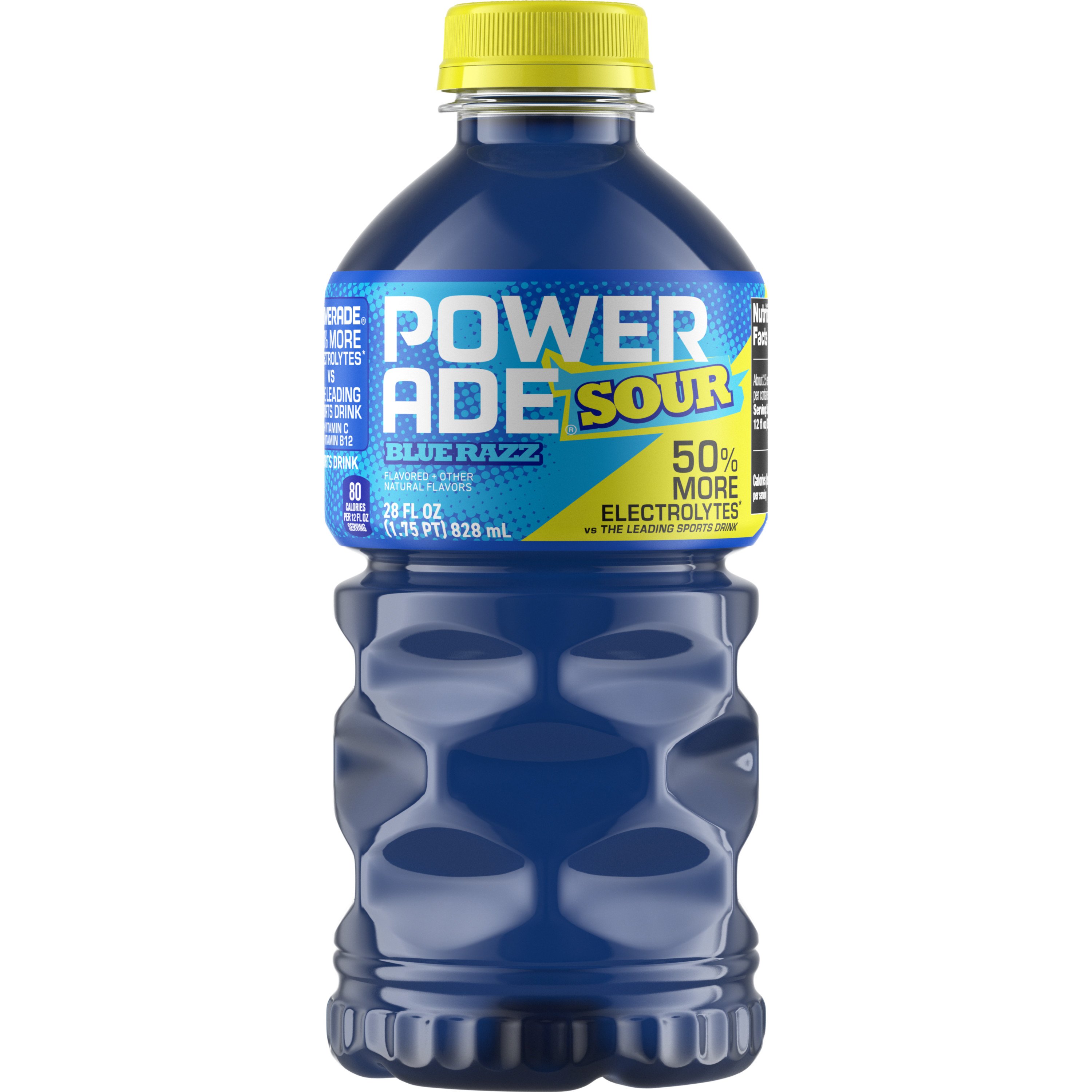 Powerade Sour Blue Razz Sports Drink - Shop Sports & energy drinks at H-E-B