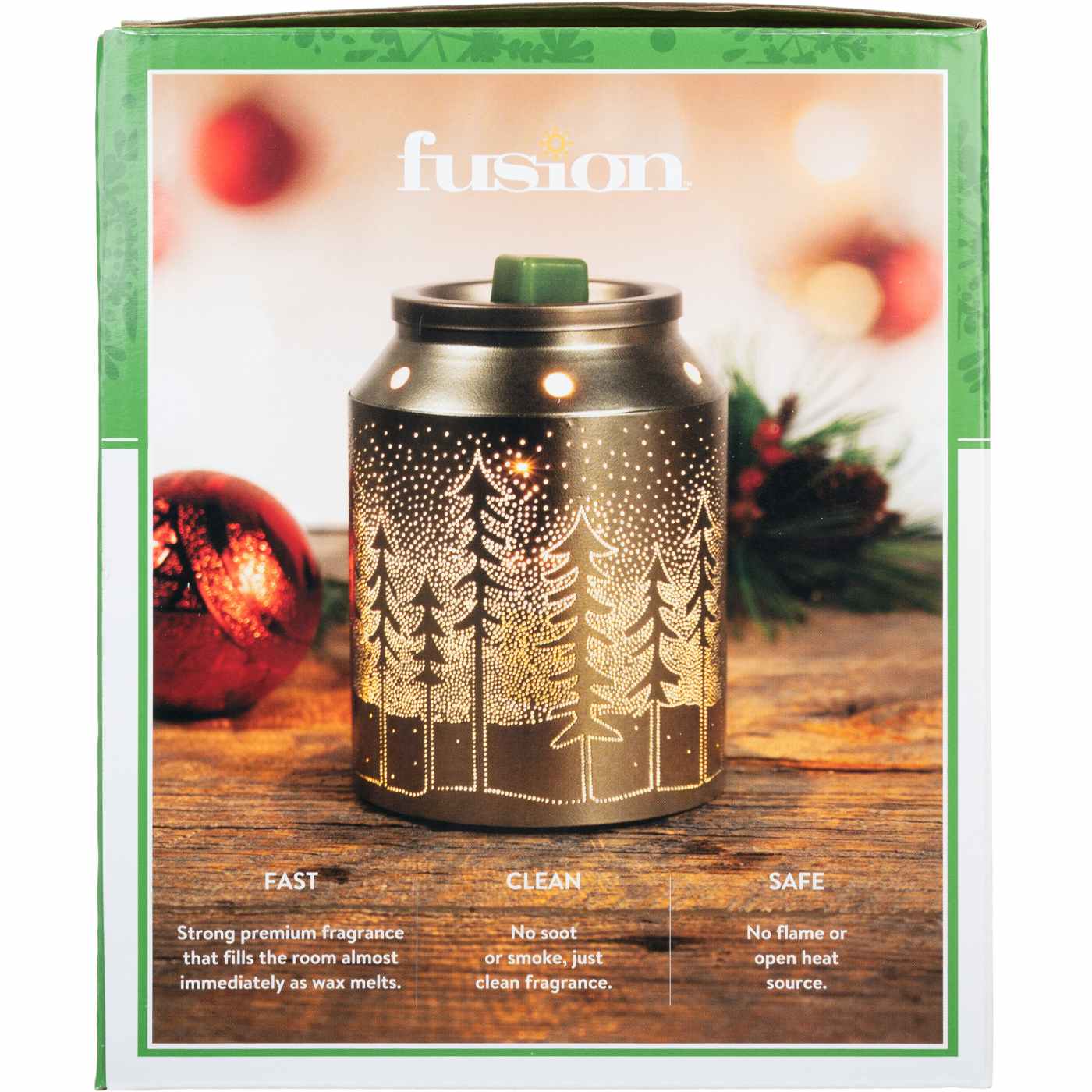 Fusion Christmas Trees Punched Metal Full-Size Wax Warmer; image 2 of 6