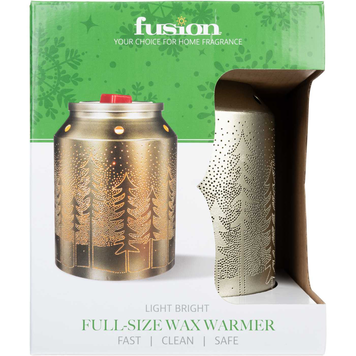 Fusion Christmas Trees Punched Metal Full-Size Wax Warmer; image 3 of 6