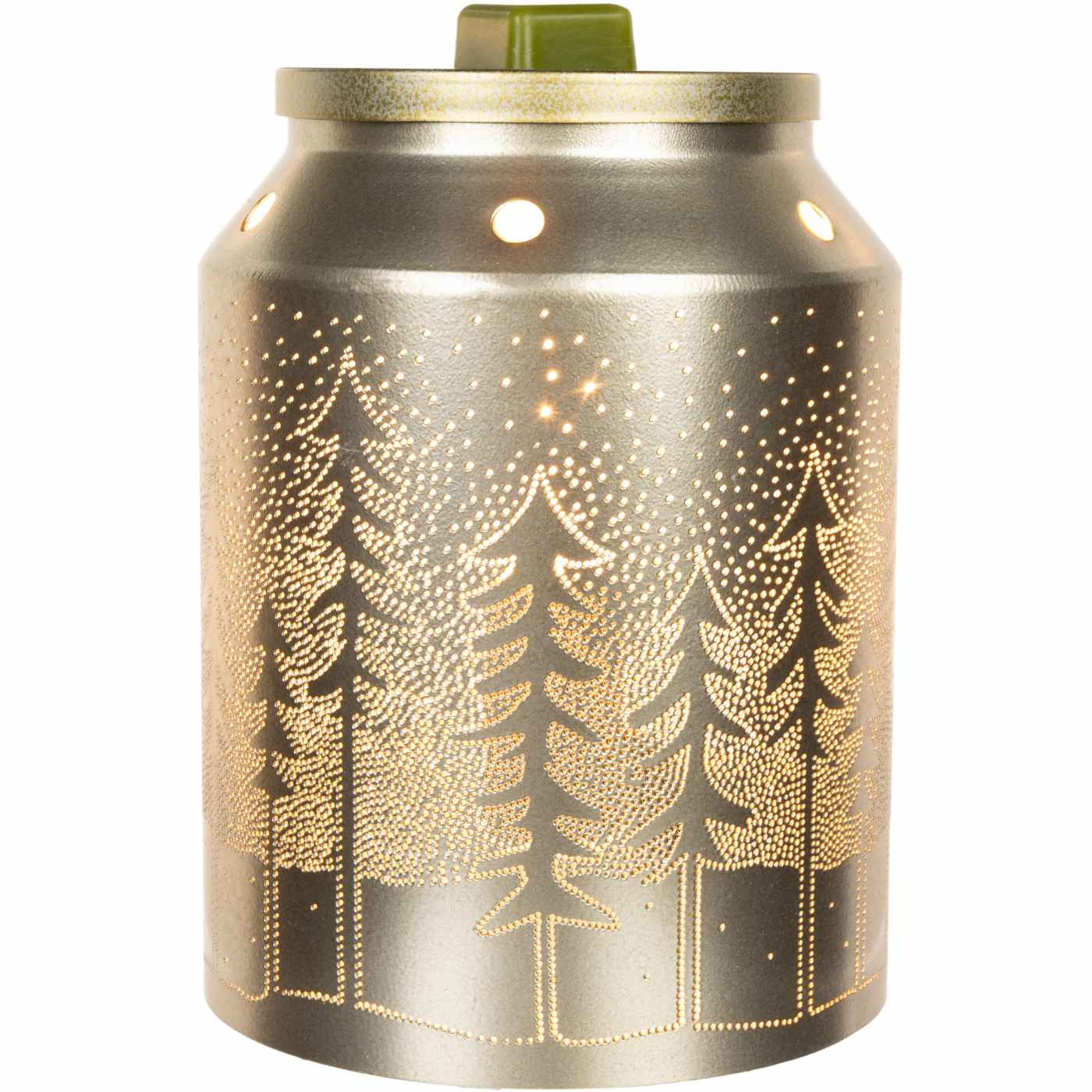 Fusion Christmas Trees Punched Metal Full-Size Wax Warmer; image 5 of 6