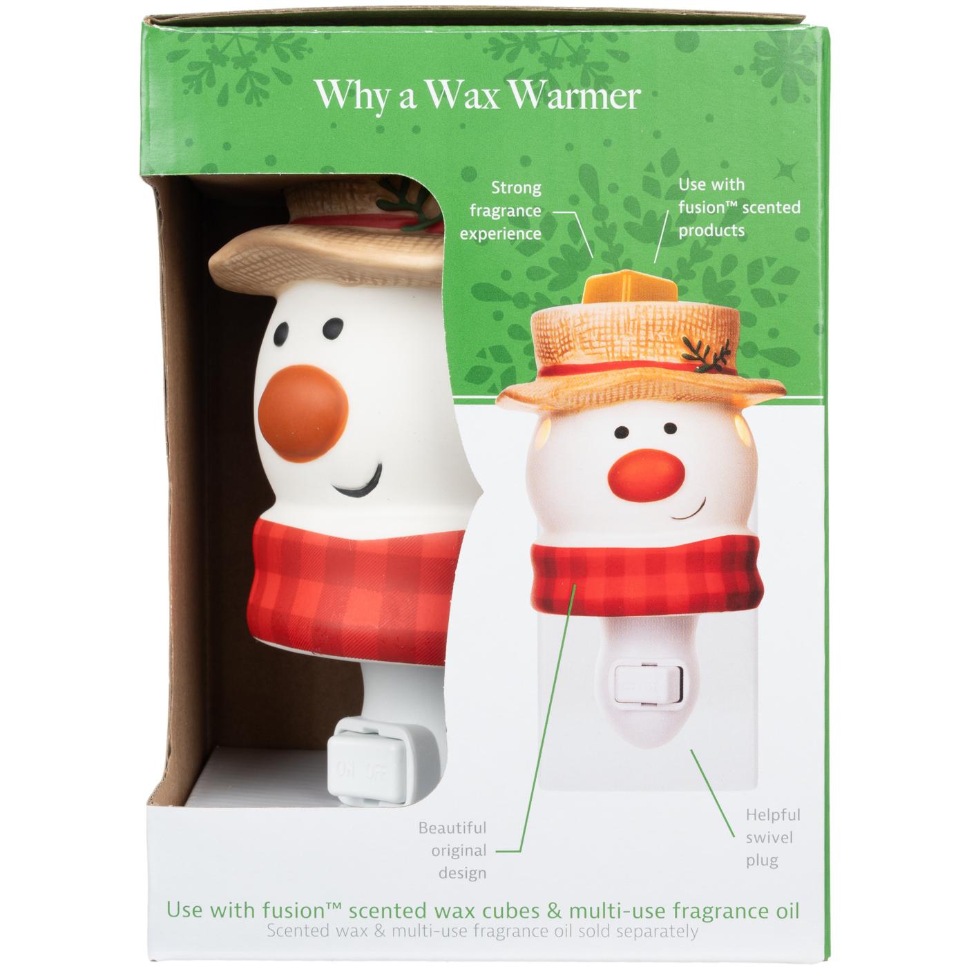 Fusion Christmas Snowman Accent Wax Warmer; image 3 of 6