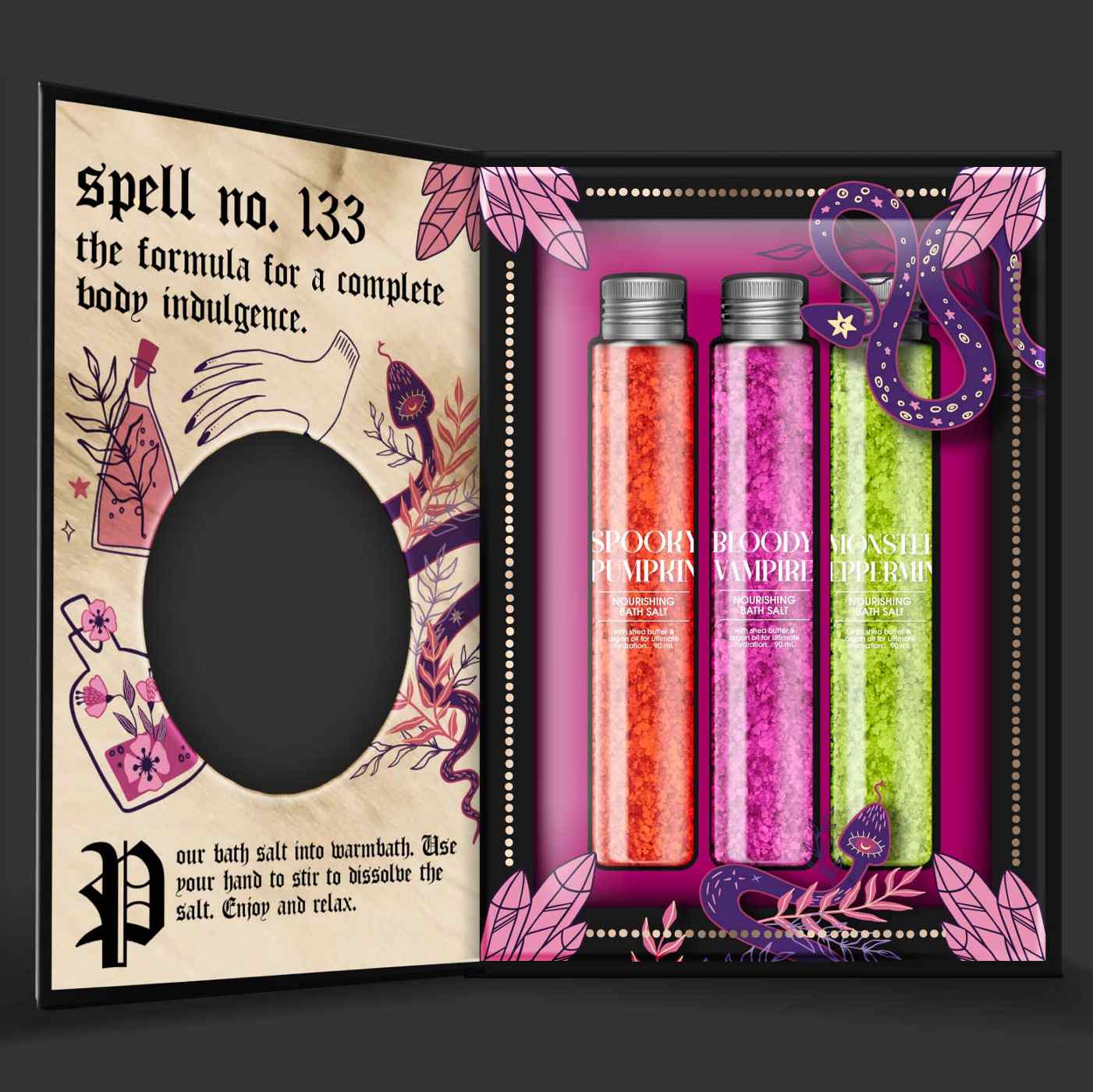 My Beauty Spot The Spell Book Bath Salts Set; image 2 of 2