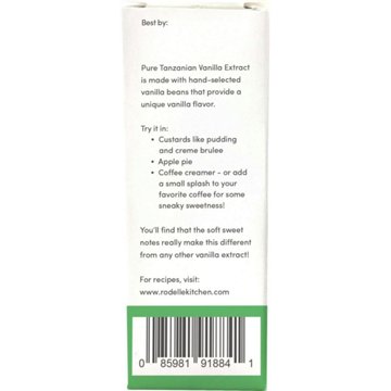 Rodelle Tanzania Pure Vanilla Extract, 2 oz