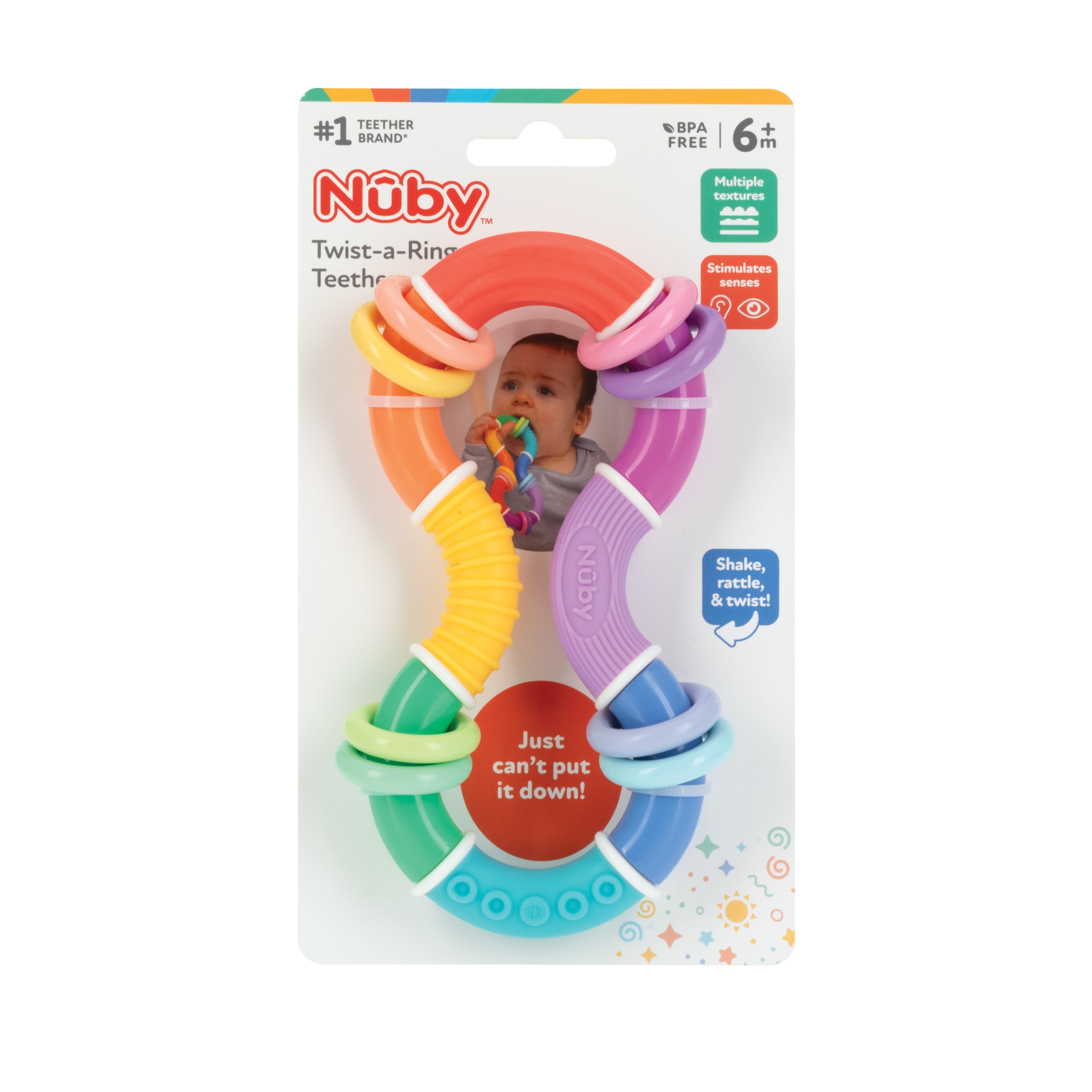 Nuby Twist-A-Ring Teether - Shop Teething at H-E-B