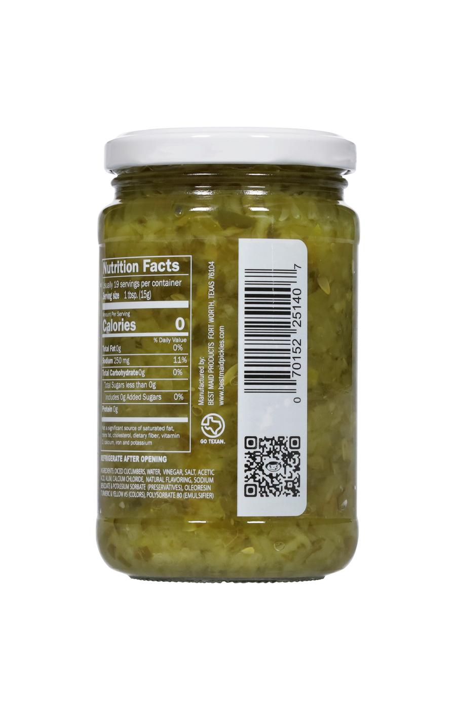 Best Maid Dill Relish; image 2 of 3