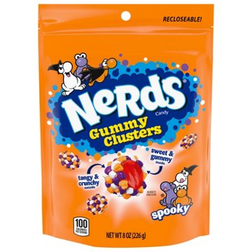 Nerds Spooky Gummy Clusters Halloween Candy, 8 oz