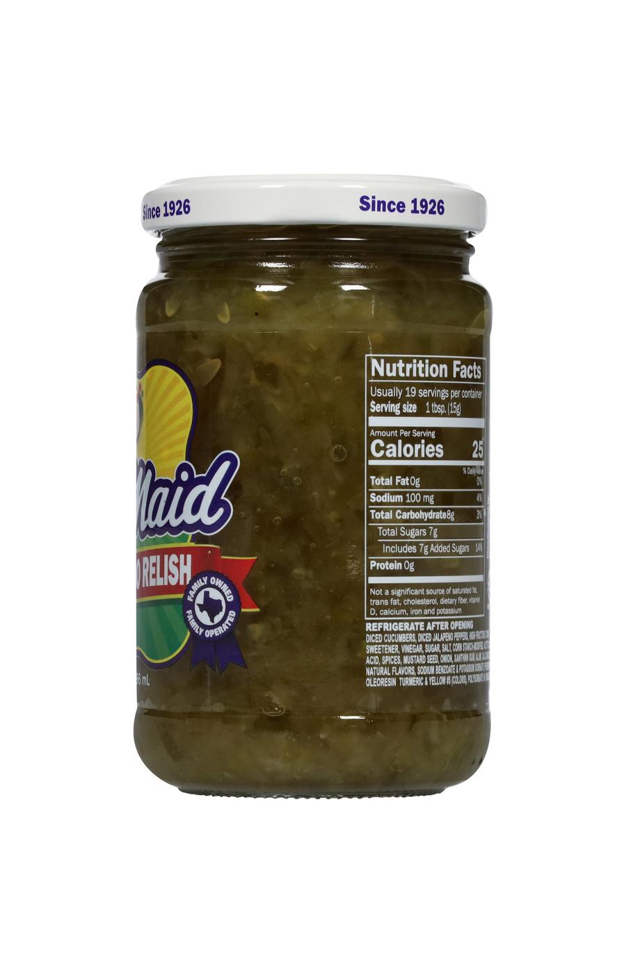 Best Maid Sweet Jalapeno Relish; image 4 of 4