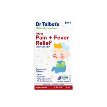 Dr. Talbot's Infant Pain + Fever Relief Liquid - Natural Grape Juice, 4 oz