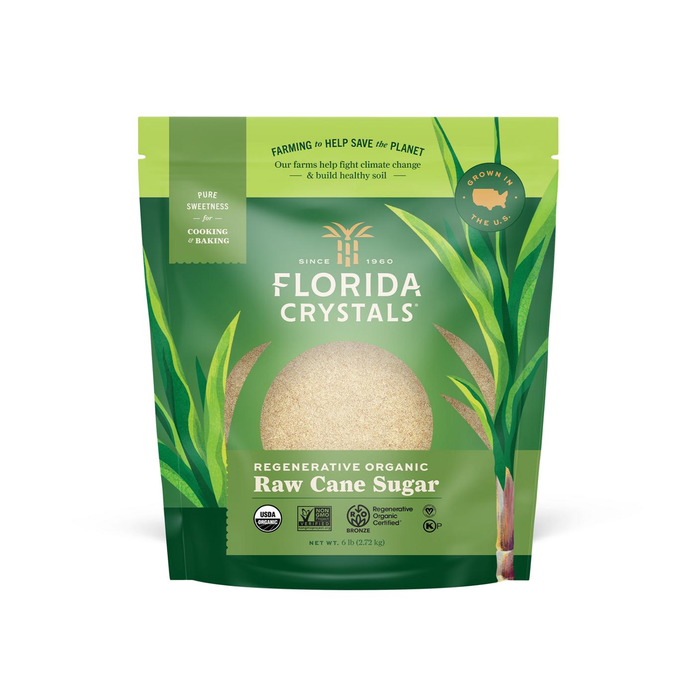 Florida Crystals Regenerative Organic Raw Cane Sugar; image 1 of 3