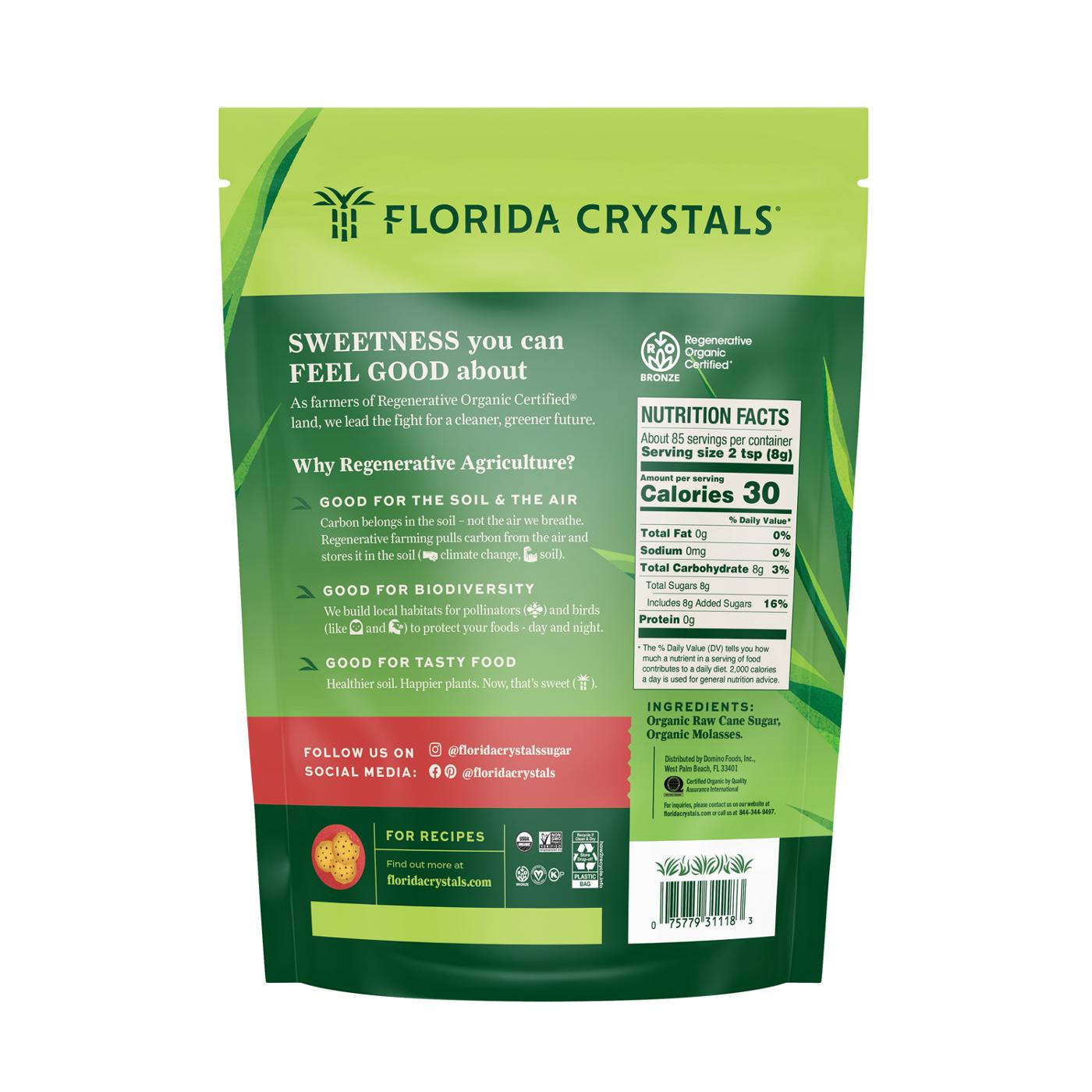 Florida Crystals Regenerative Organic Light Brown Sugar; image 3 of 5