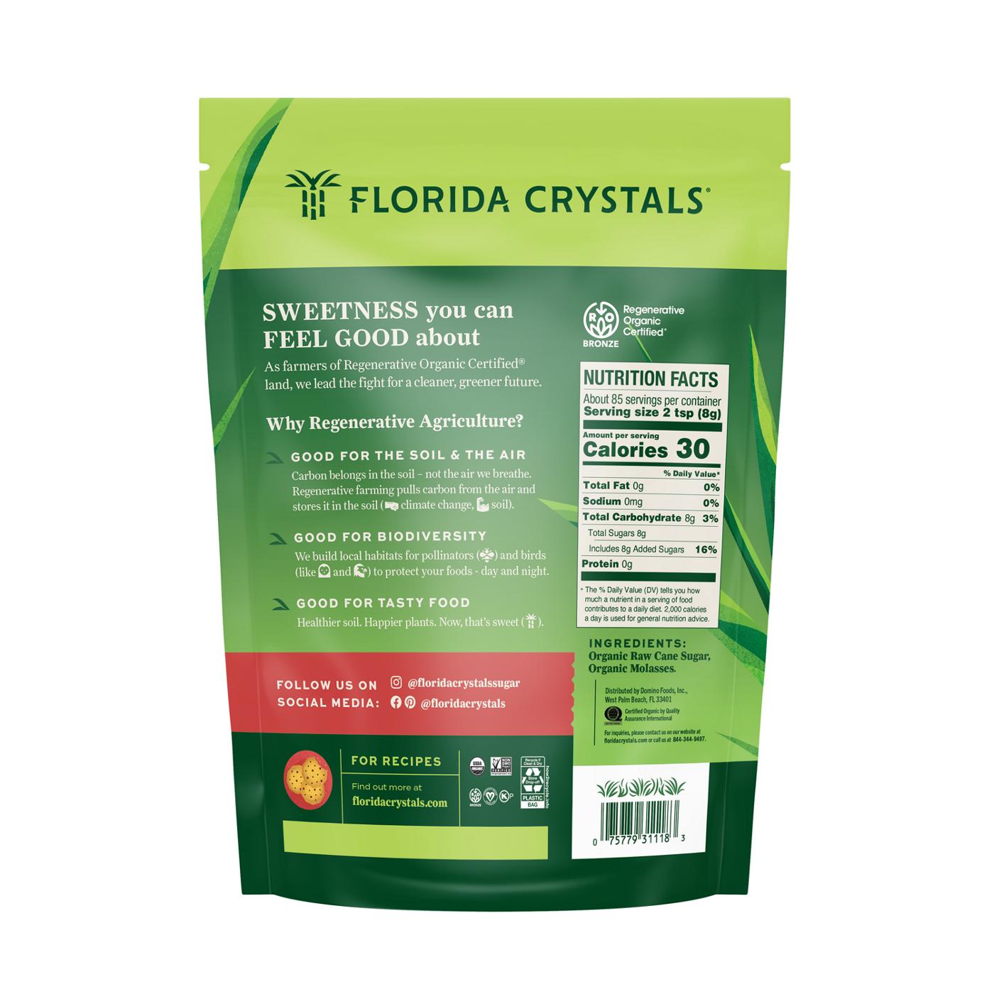 Florida Crystals Regenerative Organic Light Brown Sugar; image 5 of 5