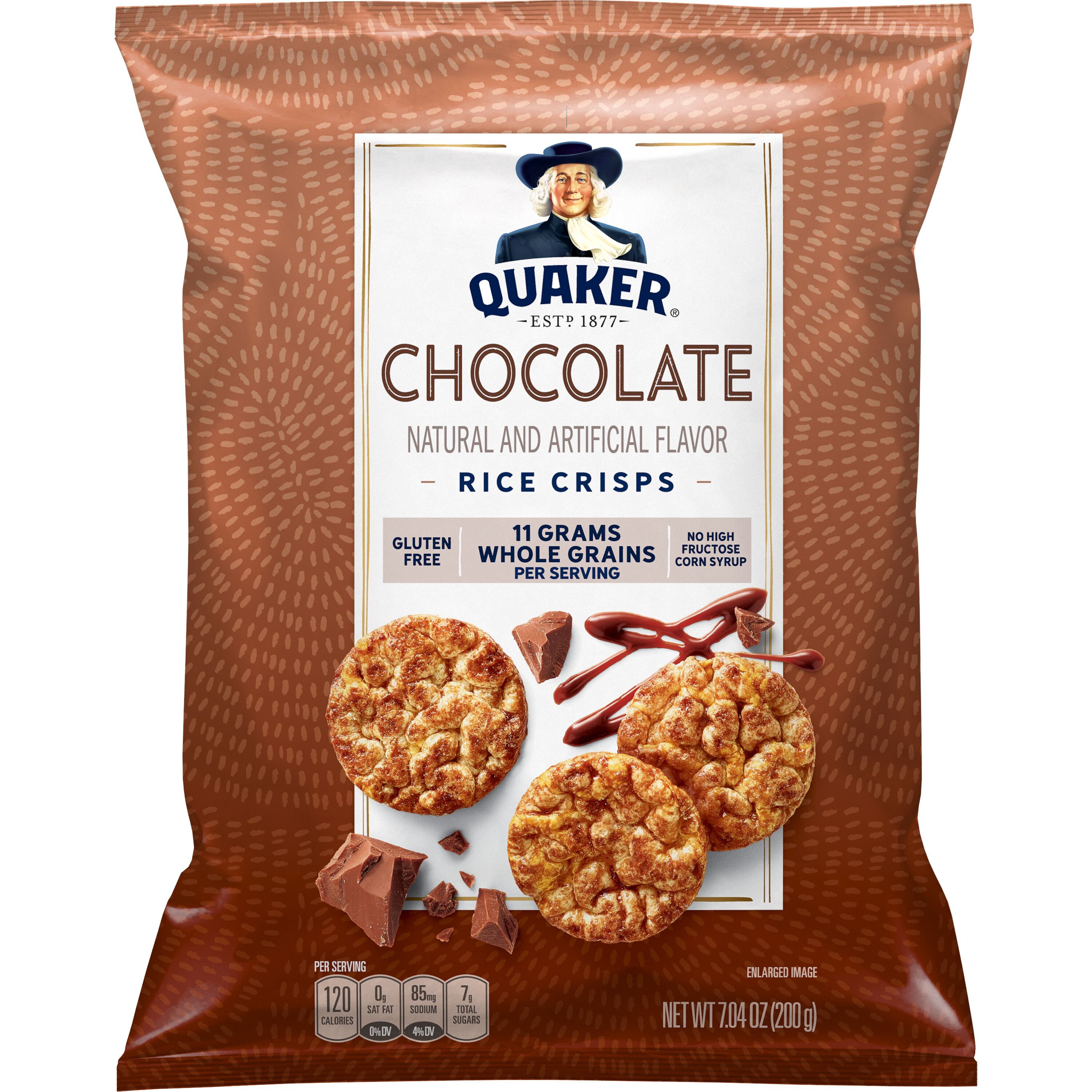 Quaker Chocolate Rice Crisps - Shop Rice cakes at H-E-B