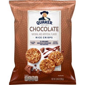 Quaker Chocolate Rice Crisps, 7.04 oz
