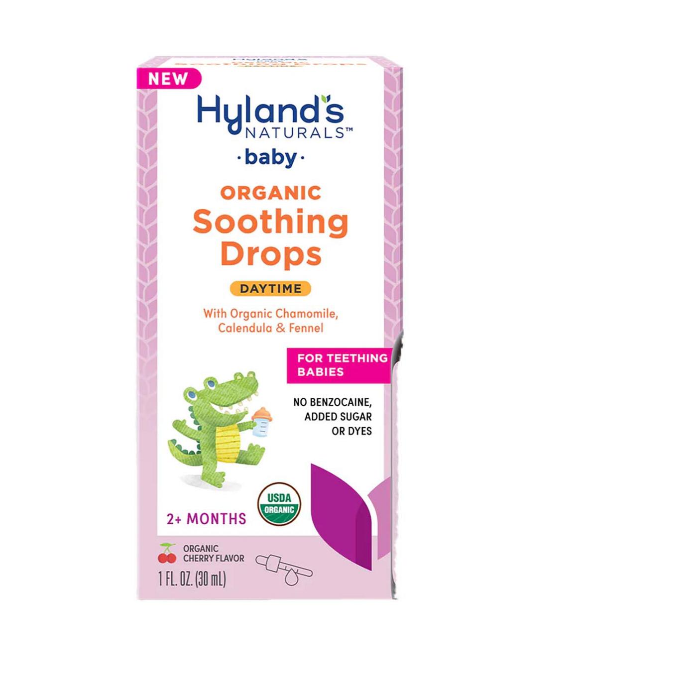 Hyland's Naturals Baby Organic Soothing Drops Daytime -Cherry; image 1 of 4