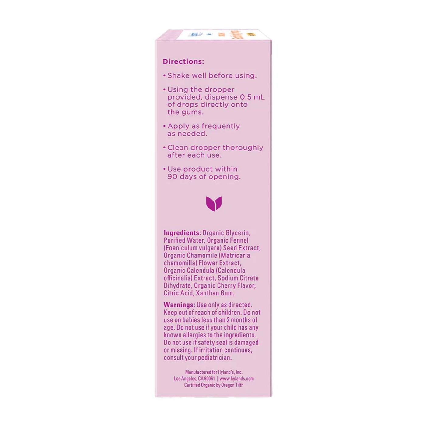 Hyland's Naturals Baby Organic Soothing Drops Daytime -Cherry; image 4 of 4