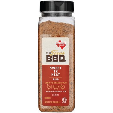 True Texas BBQ Sweet TX Heat Rub - Texas-Size Pack, 22 oz