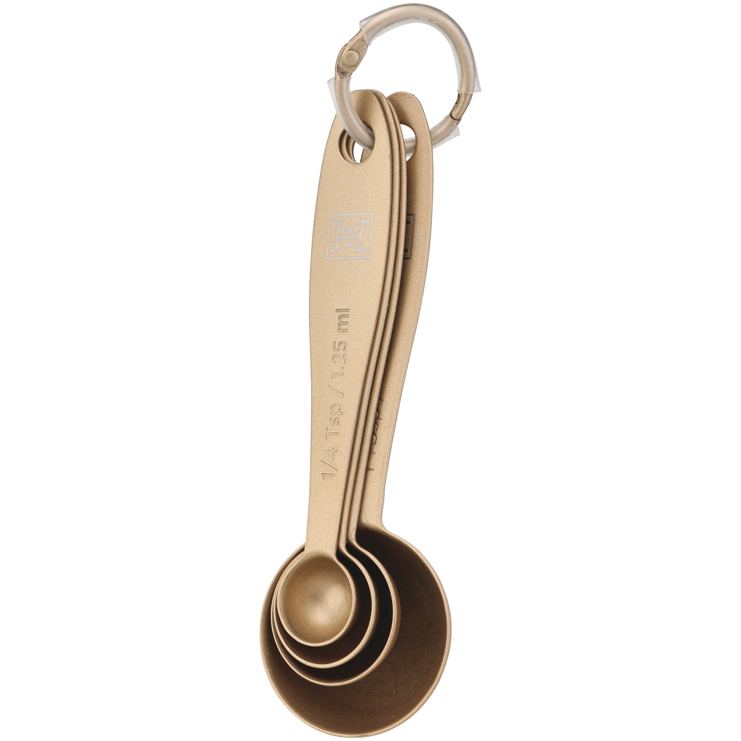 Kitchen & Table by HEB Measuring Spoons Gold Shop Utensils