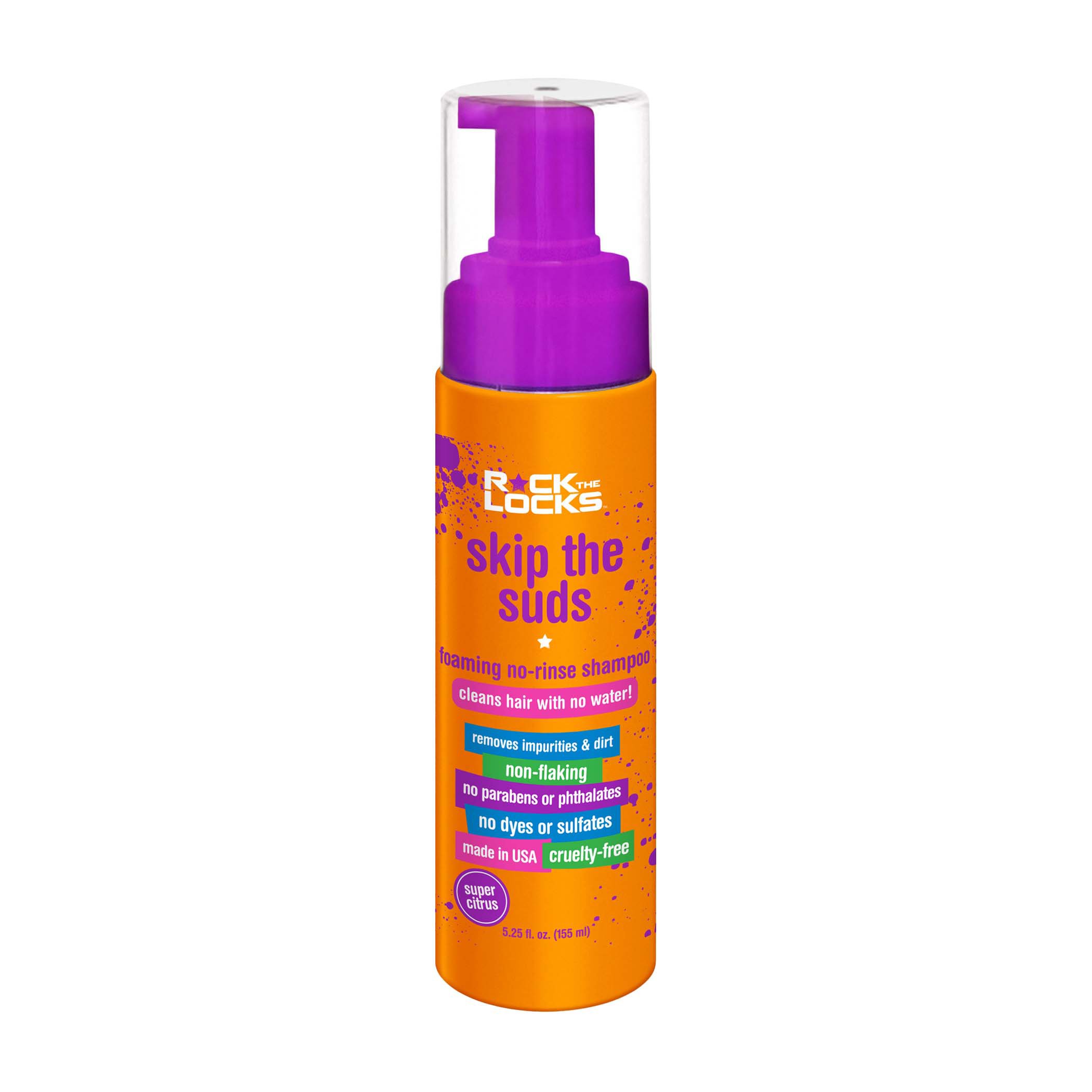 Rock The Locks Skip The Suds No Foaming No-Rinse Shampoo - Shop Bath ...